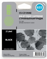 Картридж Cactus CS-CZ109AE (HP 655), черный, для HP DeskJet Ink Advantage 3525/4615/4625/5520/5525/6525 (21,6 мл.) ― "Сплайн-Технолоджис"
