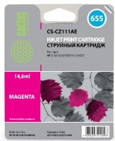 Картридж Cactus CS-CZ111AE (HP 655), пурпурный, для HP DeskJet Ink Advantage 3525/4615/4625/5520/5525/6525 (14,6 мл.) ― "Сплайн-Технолоджис"