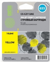 Картридж Cactus CS-CZ112AE (HP 655), желтый, для HP DeskJet Ink Advantage 3525/4615/4625/5520/5525/6525 (14,6 мл.) ― "Сплайн-Технолоджис"