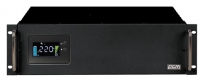 Блок бесперебойного питания POWERCOM (KIN-3000AP LCD) King Pro RM LCD,3000VA/2400W,Line-Interactive,RM3U,RS232,USB ― "Сплайн-Технолоджис"