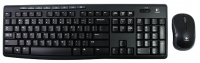 Беспроводной комплект Logitech MK270 black, USB, (клавиатура + мышь) (920-004518) ― Spline