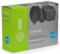 Лазерный картридж Cactus CS-SP200HE (SP 200HS) черный для принтеров Ricoh Aficio SP 200/SP 200N/SP 200S/SP 202/SP 202SN/SP 203 (2600 стр.) ― "Сплайн-Технолоджис"