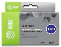 Струйный картридж Cactus CS-EPT1281 (T1281) черный для Epson Stylus Office BX305/Epson Stylus S22/S125/SX125/SX130/SX230/SX235/SX235w/SX420 (10 мл) ― "Сплайн-Технолоджис"