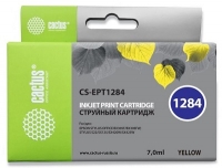 Струйный картридж Cactus CS-EPT1284 (T1284) желтый для Epson Stylus Office BX305/Epson Stylus S22/S125/SX125/SX130/SX230/SX235/SX235w/SX420 (7 мл) ― "Сплайн-Технолоджис"